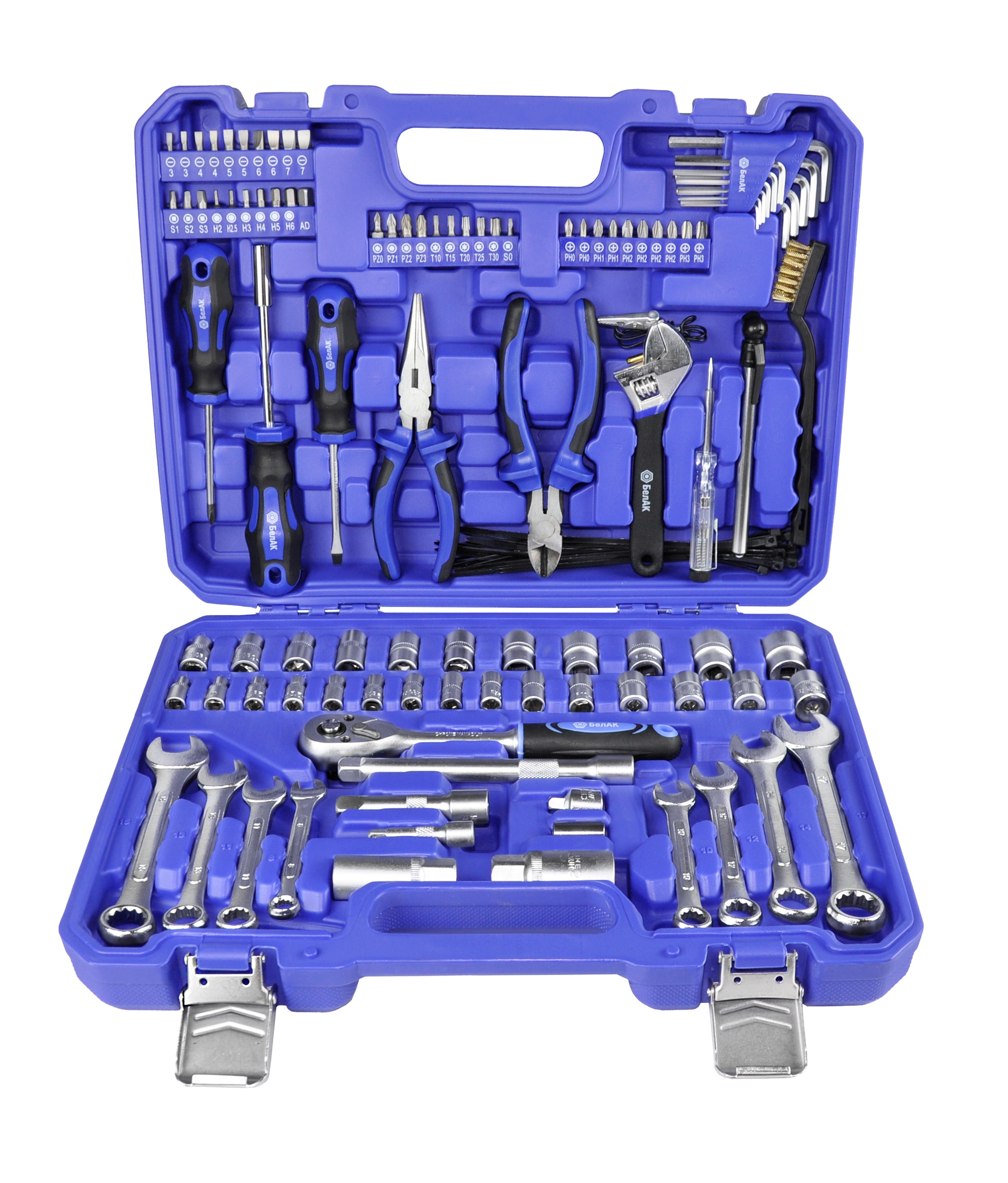 bokula. セット Набор инструментов МАСТЕР 216 предметов БелАК БАК.07013 для